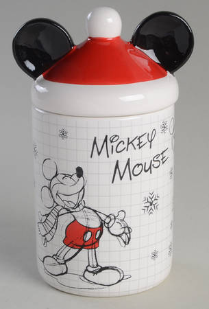 Christmas Sketchbook 6" Storage Jar & Lid
