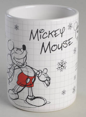 Christmas Sketchbook 6" Storage Jar No Lid