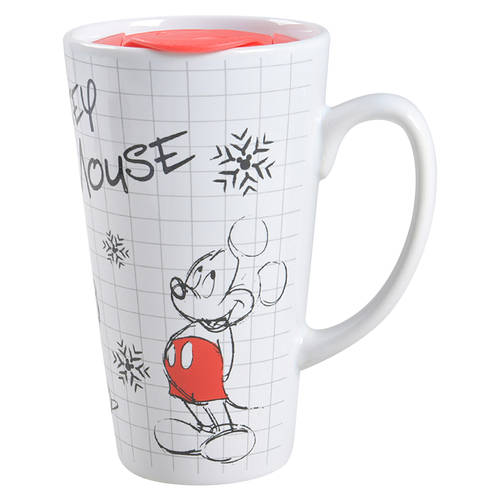 Christmas Sketchbook Travel Mug & Plastic Lid