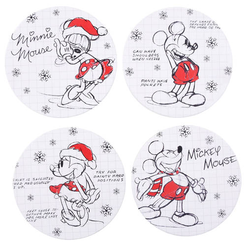 Christmas Sketchbook Coaster - Set of 4 Motifs