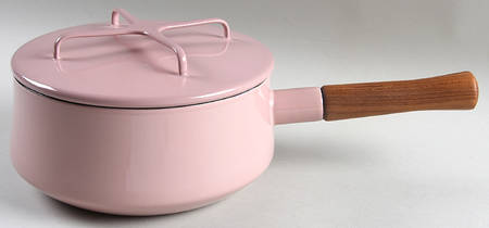 Kobenstyle Pink 2 Quart Metal Covered Saucepan