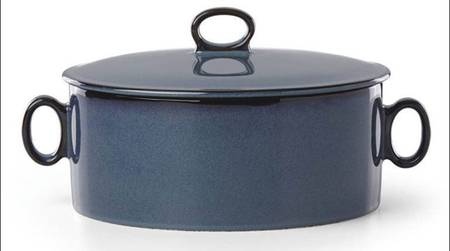 Generations II Nordic Blue 2 Qt Round Covered Casserole