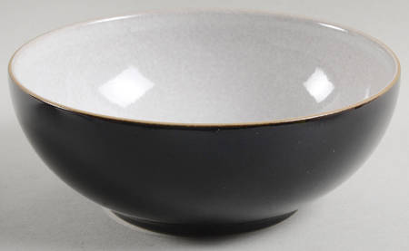 Elements Black Coupe Cereal Bowl