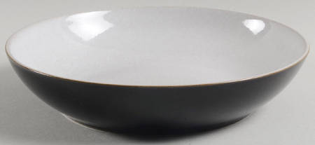Elements Black 8" Individual Pasta Bowl