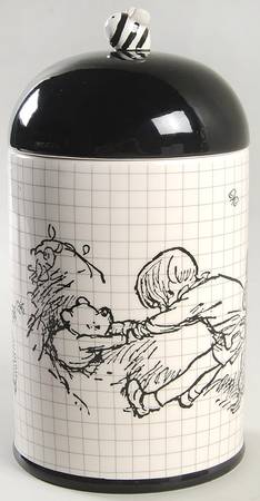 Winnie the Pooh Sketchbook Cookie Jar & Lid