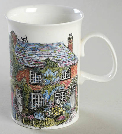 Cottages Bone Mug
