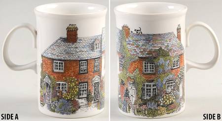 Cottages Scotland Stoneware Mug