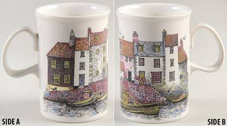 Cottages Scotland Stoneware Mug by Dunoon
