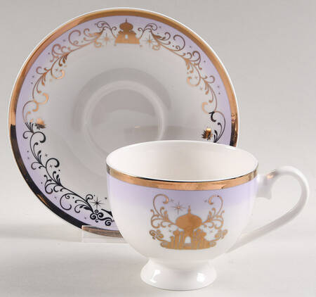 Princess Footed Cup & Saucer Set