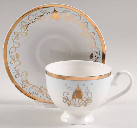Princess Footed Cup & Saucer Set