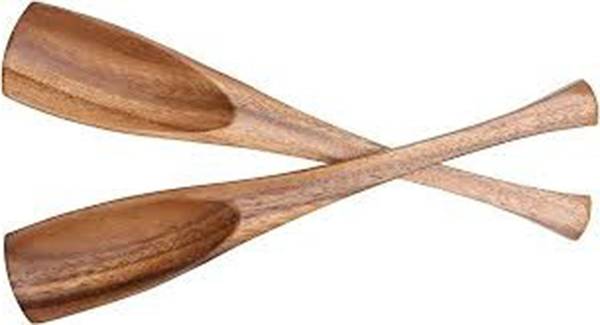 Wood Classics 2 Piece Salad Set, Solid Piece