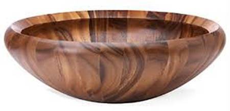 Wood Classics 16" Large Salad Serving Bowl