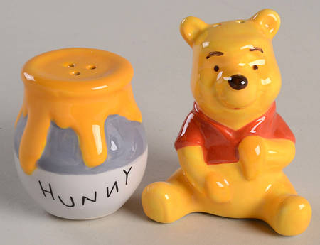Winnie the Pooh (Figural) Salt & Pepper Set