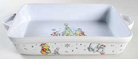 Pooh Christmas 12" Rectangular Baker