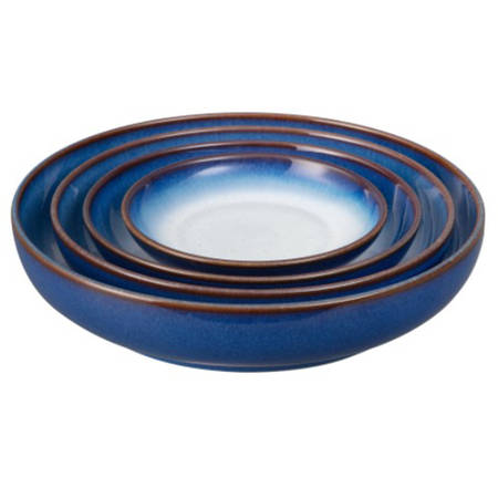 Blue Haze (4 Piece) Nesting Bowl Set (5", 6", 8", 9")