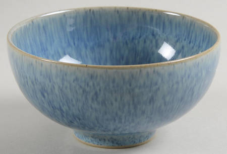 Bright Blue Speckle Rice Bowl