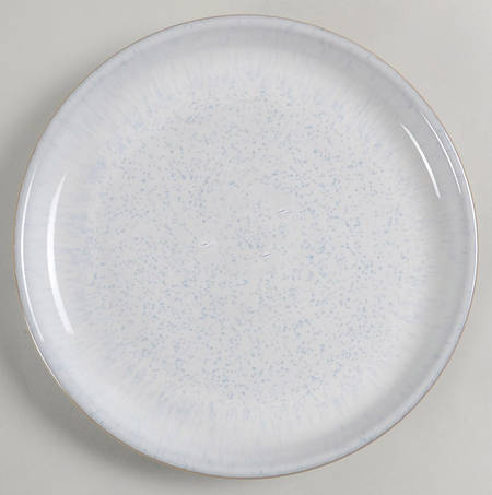 White Speckle Salad Plate