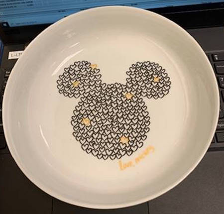 Mickey XO Individual Dinner Bowl