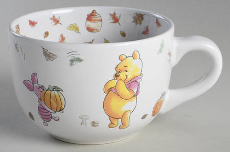 Winnie the Pooh Falling Leaves Soup Mug by Zrike