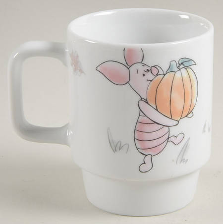 Winnie the Pooh Falling Leaves Stackable Mug by Zrike