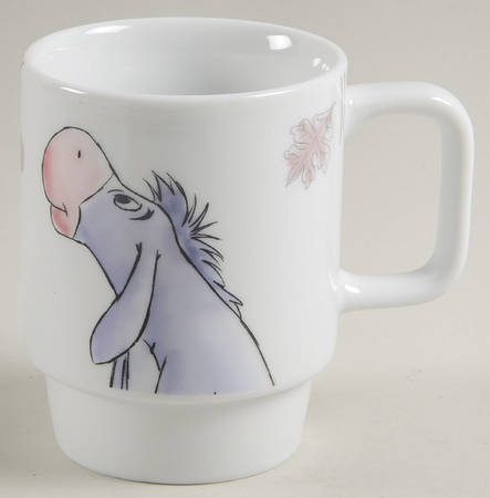 Winnie the Pooh Falling Leaves Stackable Mug by Zrike
