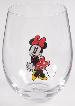 Mickey Classic Gold Glassware Stemless Wine