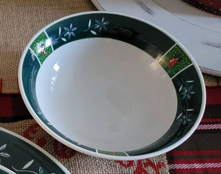Holiday Fancy Coupe Soup Bowl