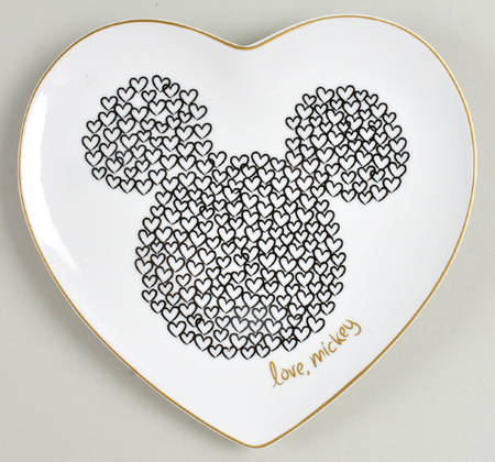 Mickey Mouse and Friends (Miscellaneous) Heart Shape Appetizer Plate