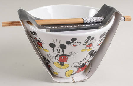Mickey Mouse and Friends (Miscellaneous) Noodle Bowl & Chopsticks Set