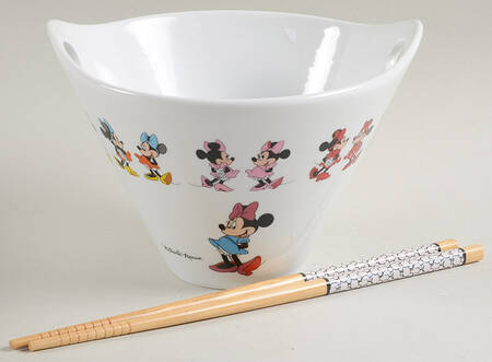 Mickey Mouse and Friends (Miscellaneous) Noodle Bowl & Chopsticks Set