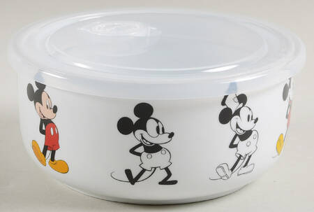 Mickey Mouse and Friends (Miscellaneous) 16 Oz Round Plastic Microwave Bowl & Vented Lid