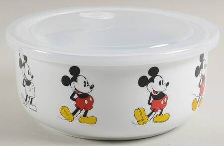 Mickey Mouse and Friends (Miscellaneous) 32 Oz Round Plastic Microwave Bowl w/Vent Lid