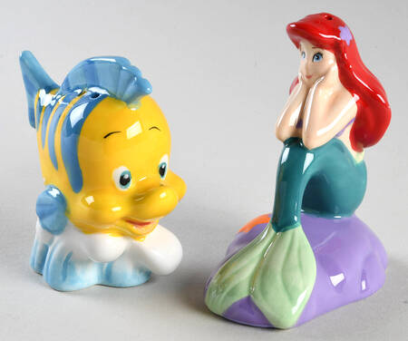 Disney Movies (Miscellaneous) Figural Salt and Pepper Set