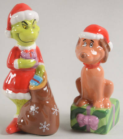 The Grinch (Miscellaneous) Figural Salt & Pepper Set