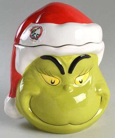 The Grinch (Miscellaneous) Figural Cookie Jar & Lid