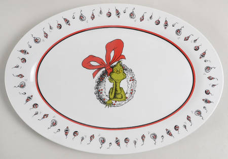 The Grinch (Miscellaneous) 14" Oval Serving Platter