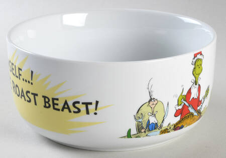 The Grinch (Miscellaneous) 32 Oz Round Plastic Microwave Bowl No Vent Lid