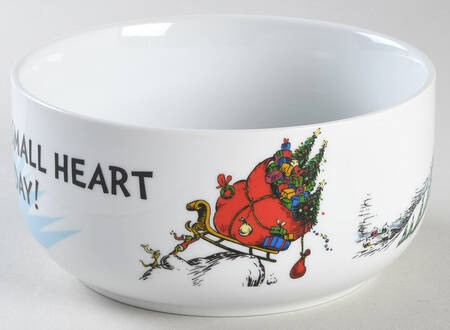 The Grinch (Miscellaneous) 26 Oz Round Plastic Microwave Bowl No Vented Lid
