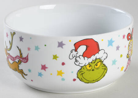 The Grinch (Miscellaneous) 26 Oz Round Plastic Microwave Bowl No Vented Lid