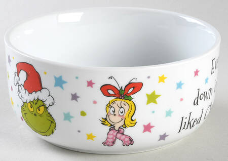 The Grinch (Miscellaneous) 16 Oz Round Plastic Microwave Bowl No Vented Lid