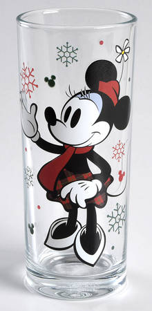 Mickey and Minnie Christmas Fun 10 Oz Glassware Tumbler
