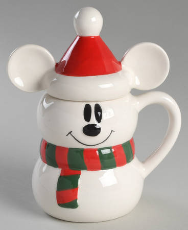 Mickey and Minnie Christmas Fun Mug & Lid
