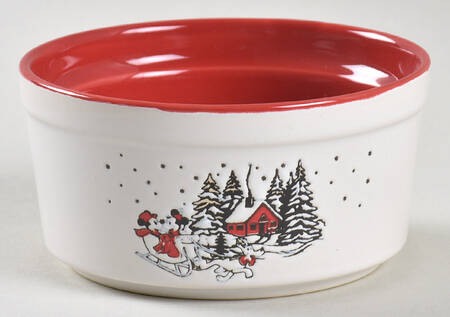 Mickey and Minnie Christmas Fun Ramekin