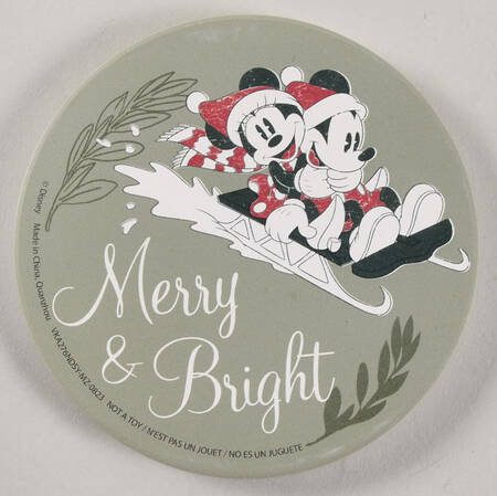 Mickey and Minnie Christmas Fun Coaster