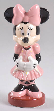 Mickey and Minnie Christmas Fun Figural Salt Shaker