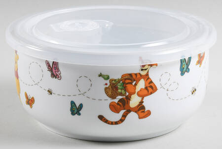 Winnie the Pooh Spring Days 26 Oz Round Plastic Microwave Bowl & Vented Lid