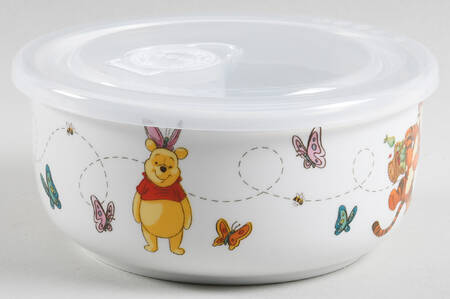 Winnie the Pooh Spring Days 16 Oz Round Plastic Microwave Bowl w/Vent Lid