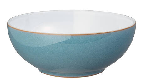 Azure Rimmed Coupe Cereal Bowl