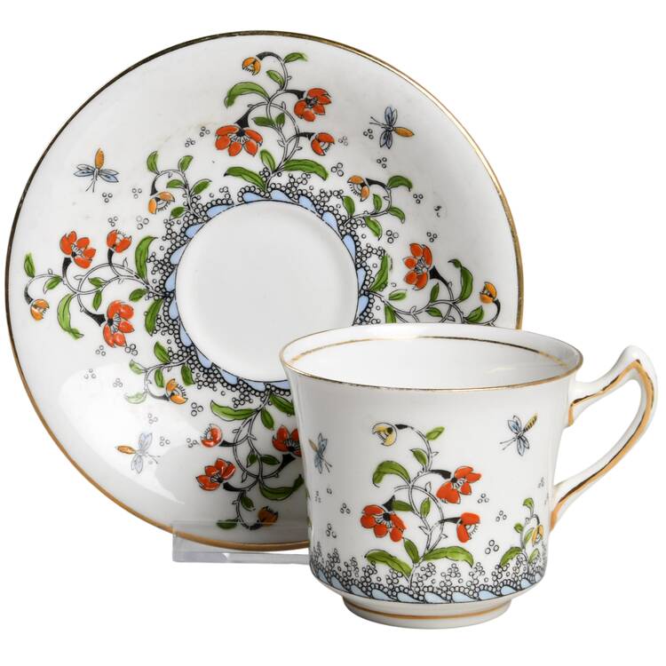 DLP20 Footed Cup & Saucer Set