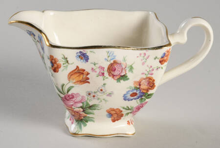 DORSET (CHEERY CHINTZ, GOLD TRIM) Mini Creamer